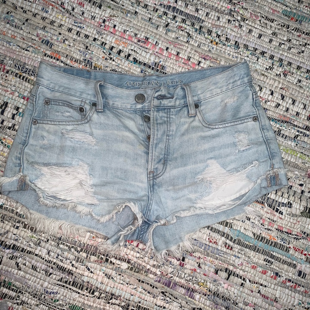 American Eagle very distressed shorts size 6
